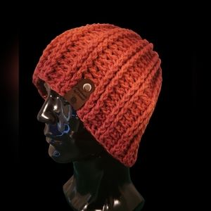 Men's Crochet Ribbed Beanie